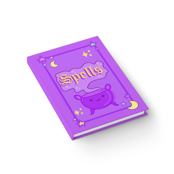 Witchy Inklings Spells Journal - Ruled Line Purple