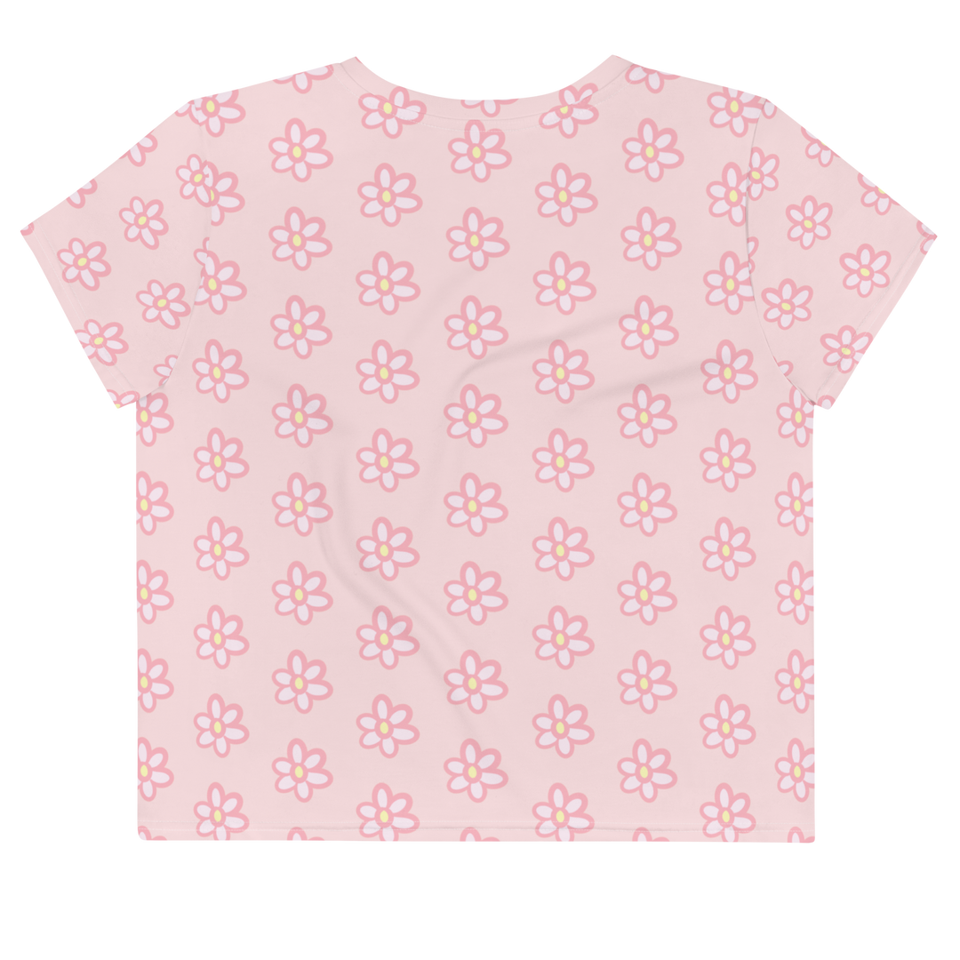Pink Blossom Crop Top
