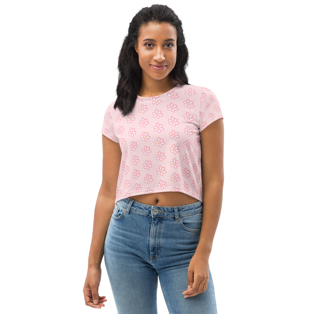 Pink Blossom Crop Top – Emma's Inklings