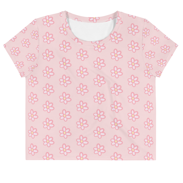 Pink Blossom Crop Top