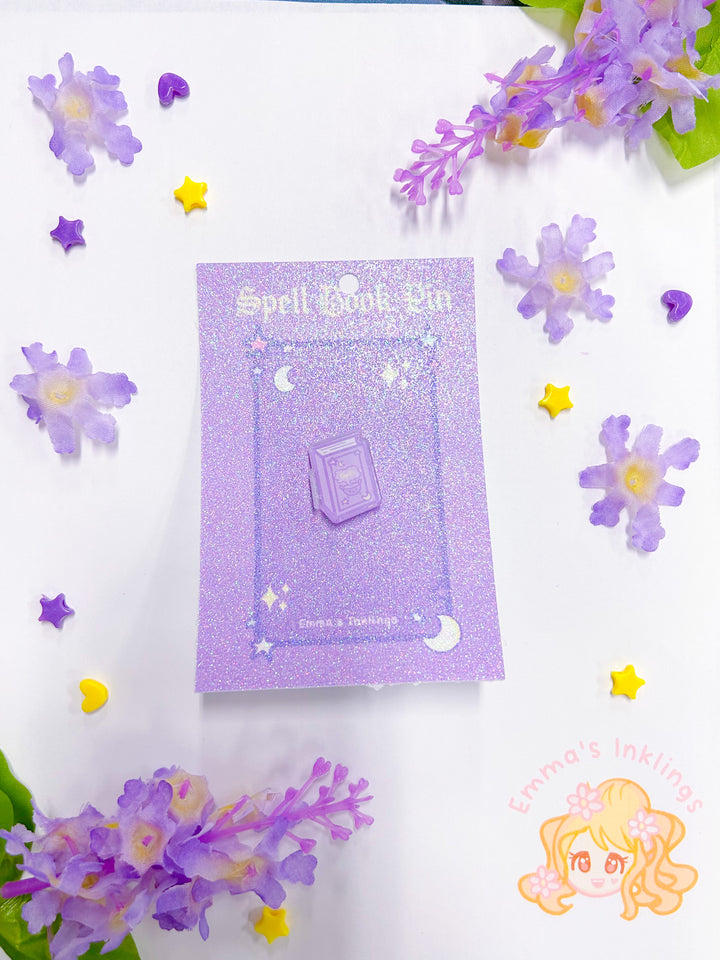 Witchy Inklings Spell book Pin