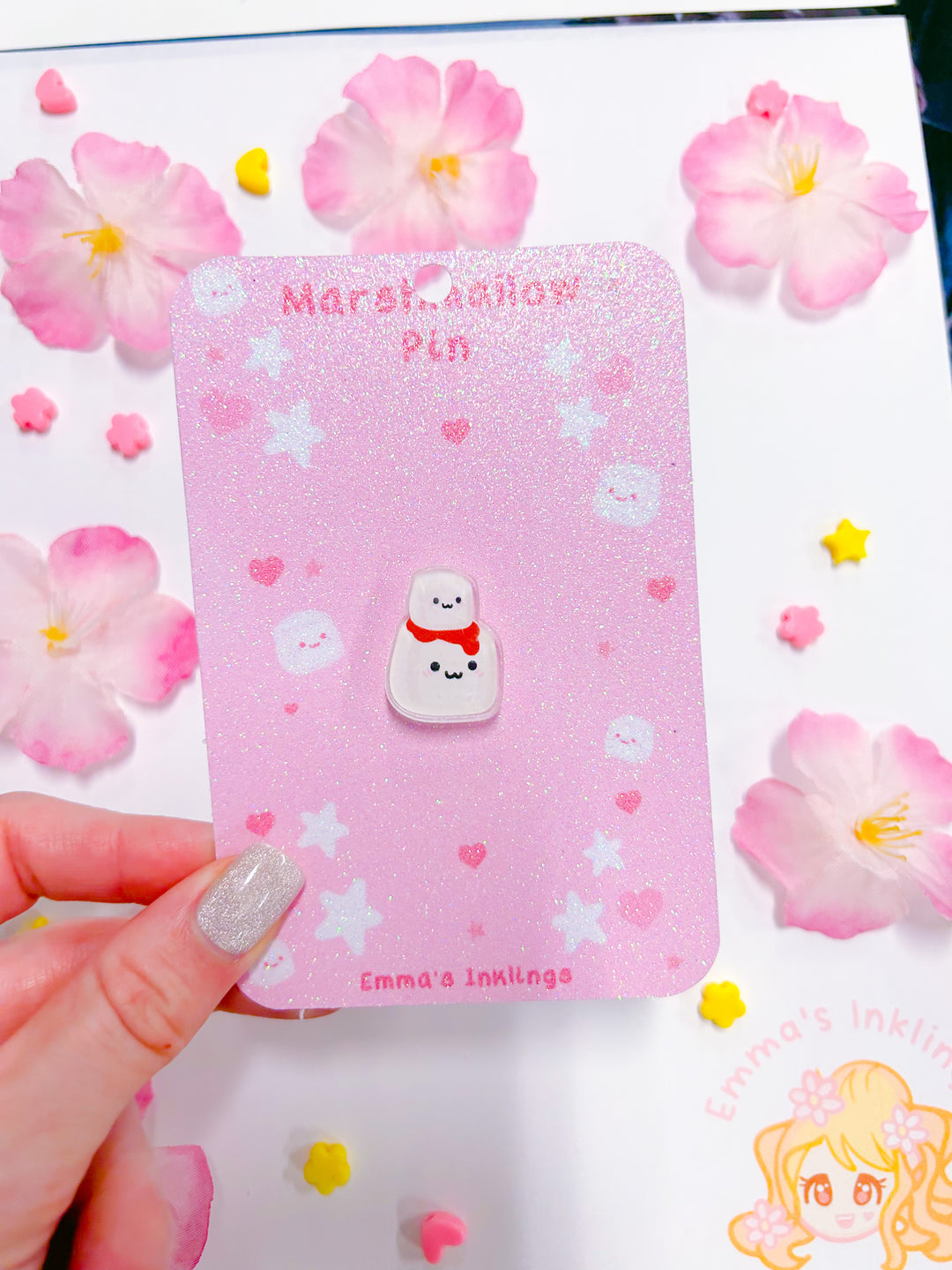 Marshmallow Pin