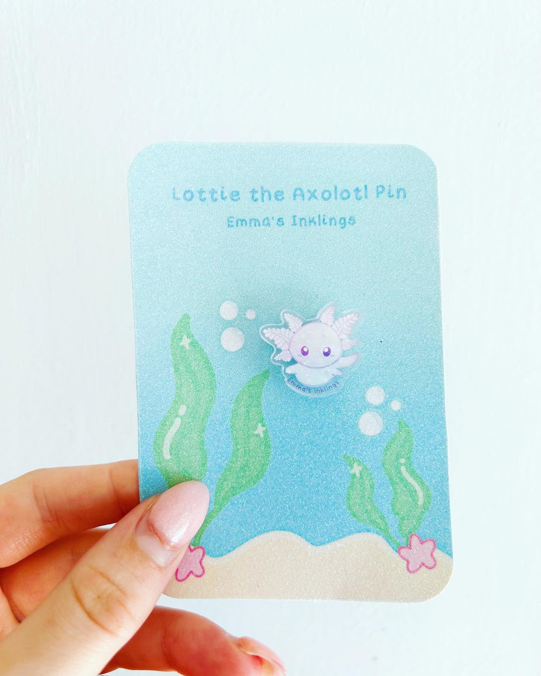Lottie the Axolotl Pin