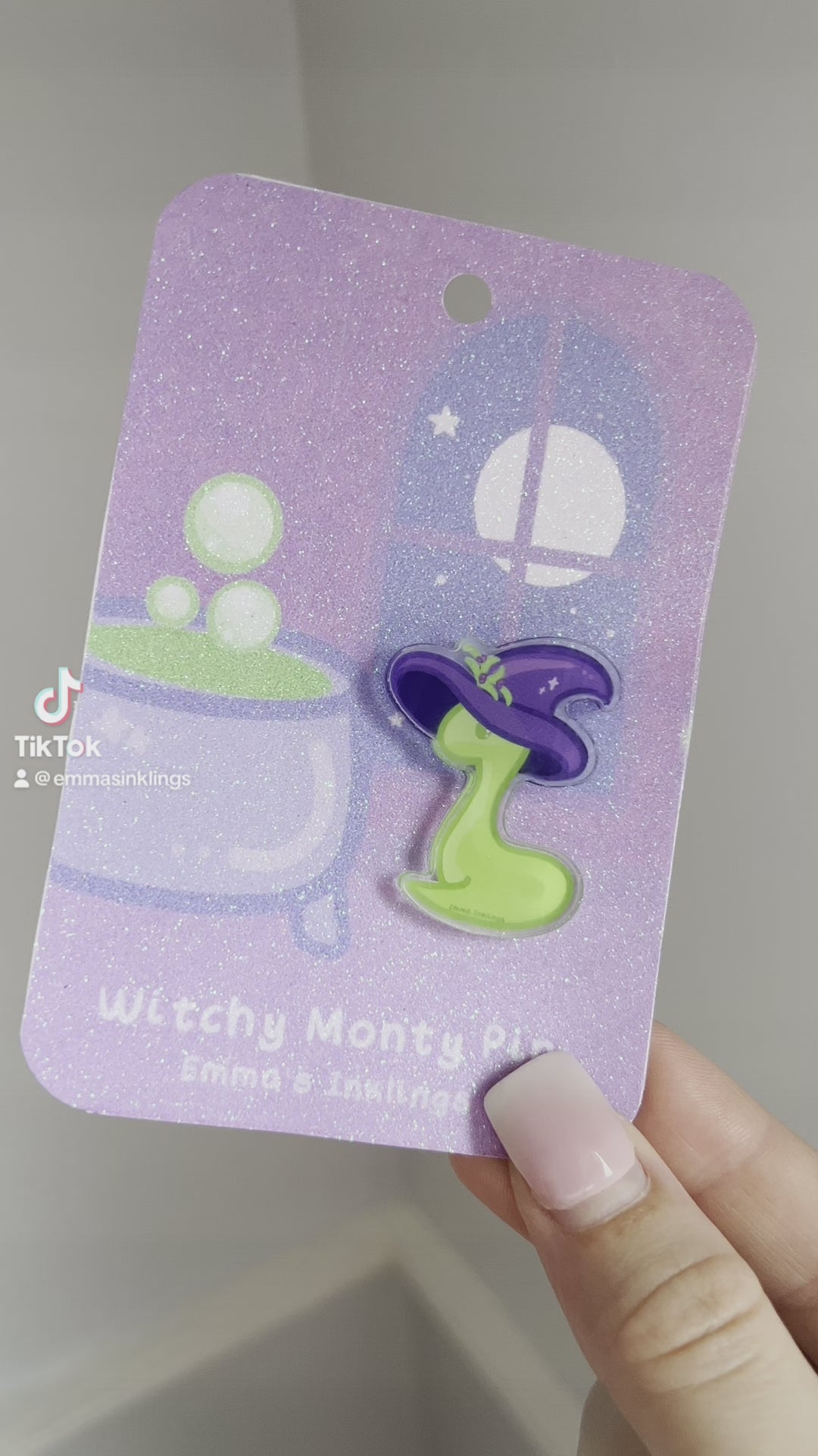 Witchy Monty Pin