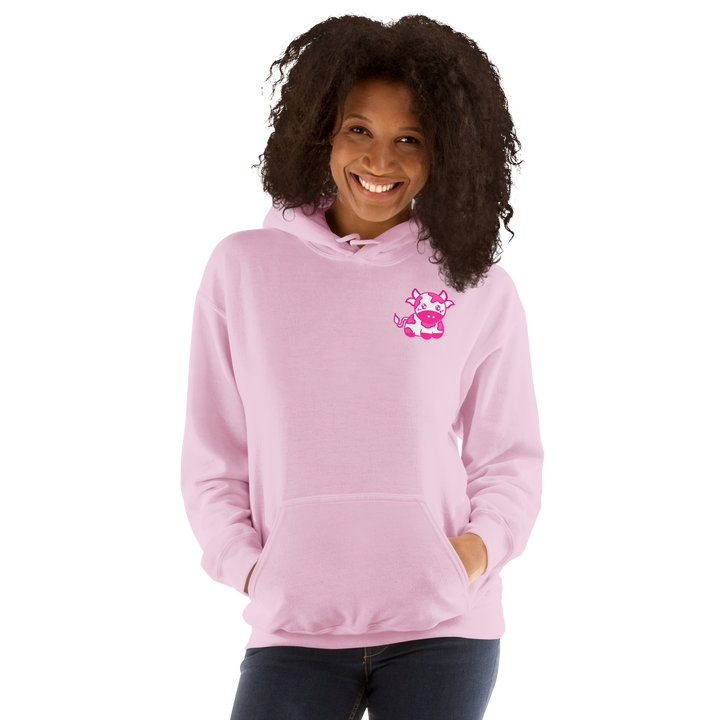 Macaroon the Pink Cow Unisex Hoodie