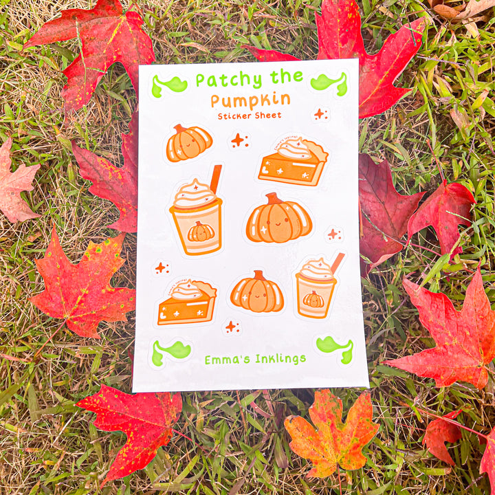 Patchy the Pumpkin Sticker Sheet
