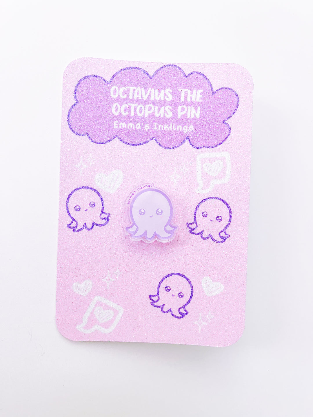Octavius the Octopus Pin (Purple)