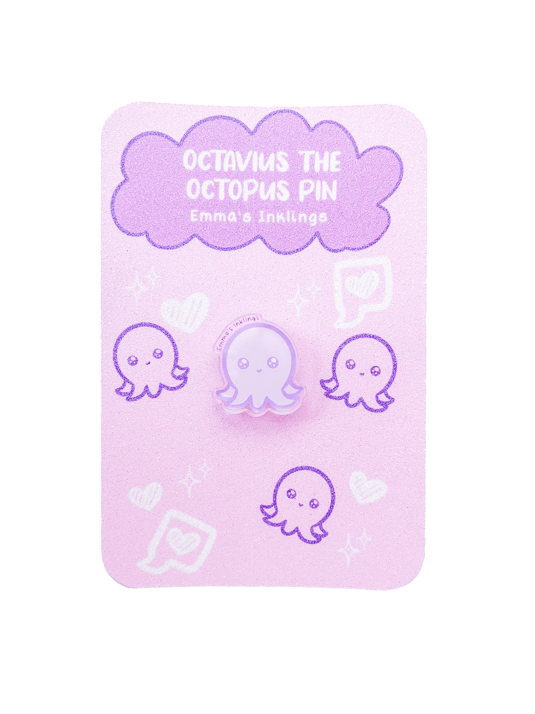Octavius the Octopus Pin (Purple)