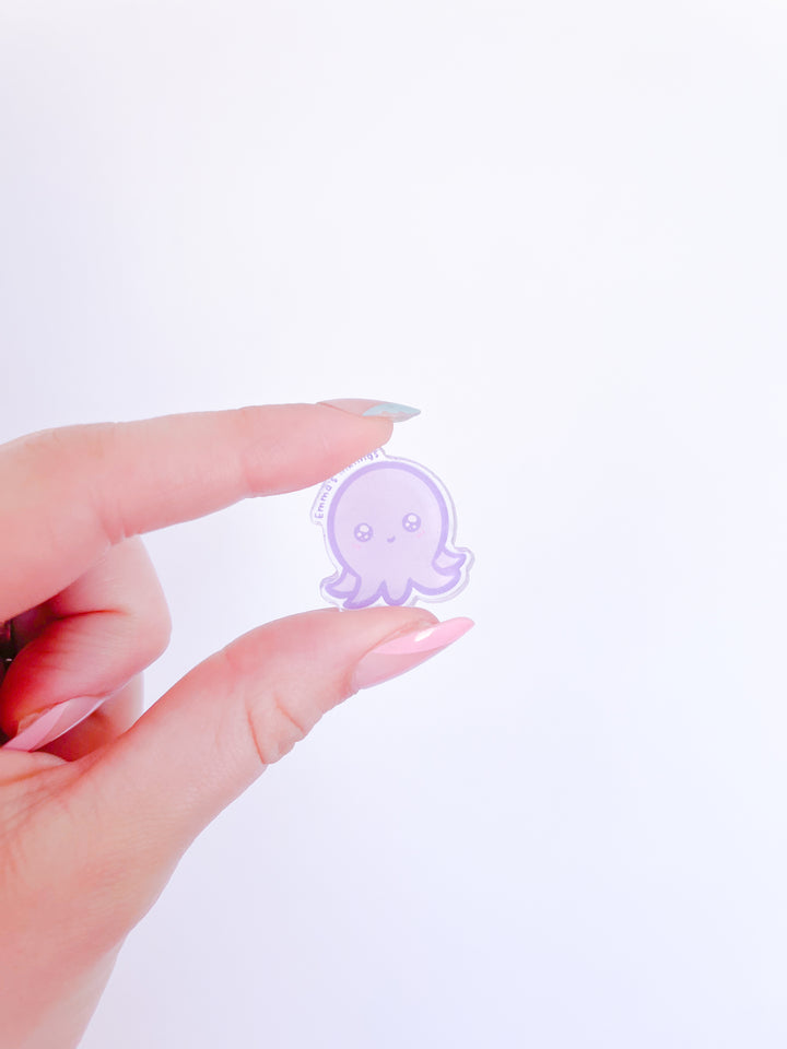 Octavius the Octopus Pin (Purple)