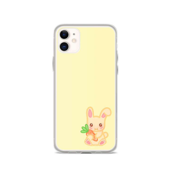 Snacking Bunny Phone Case Yellow
