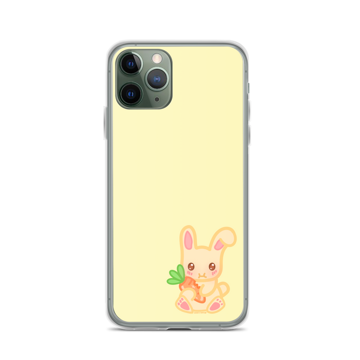 Snacking Bunny Phone Case Yellow