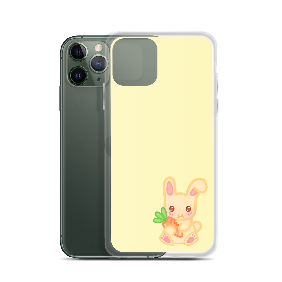 Snacking Bunny Phone Case Yellow