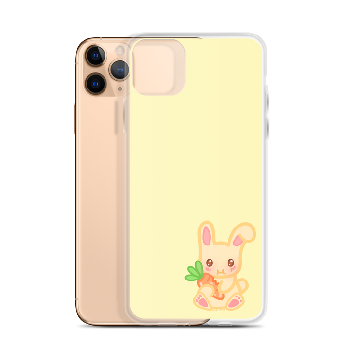 Snacking Bunny Phone Case Yellow