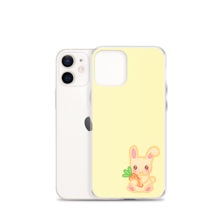 Snacking Bunny Phone Case Yellow