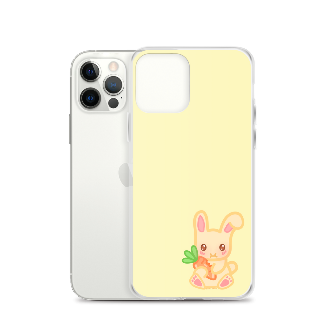 Snacking Bunny Phone Case Yellow