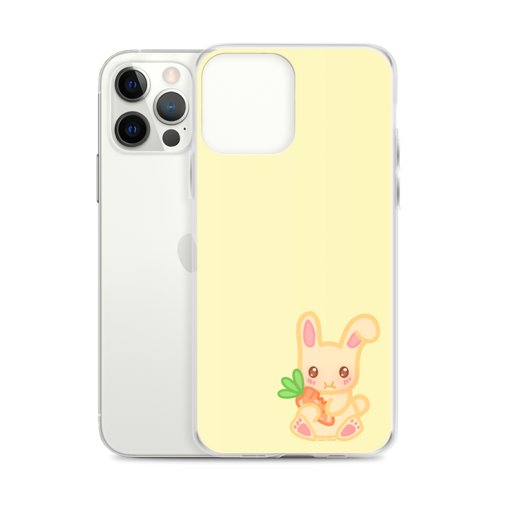 Snacking Bunny Phone Case Yellow