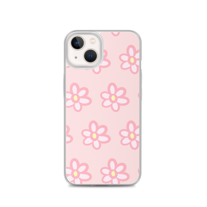 Kawaii Pink Blossom Phone Case Pink