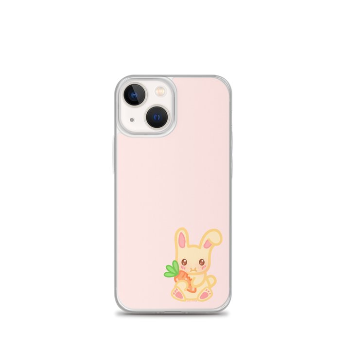 Snacking Bunny Phone Case Pink