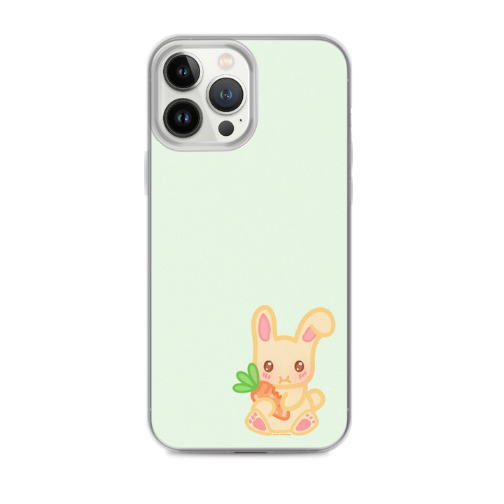 Snacking Bunny Phone Case Green