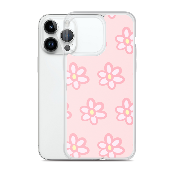 Kawaii Pink Blossom Phone Case Pink