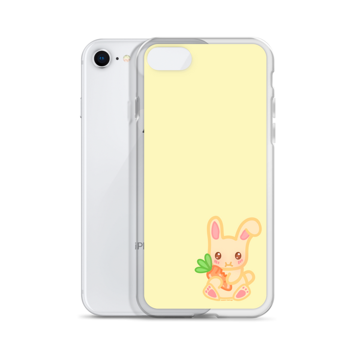 Snacking Bunny Phone Case Yellow