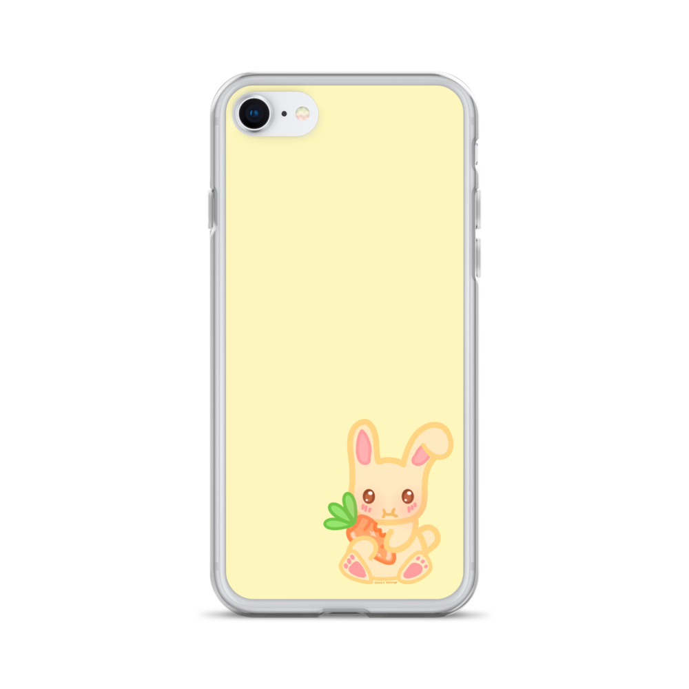 Snacking Bunny Phone Case Yellow