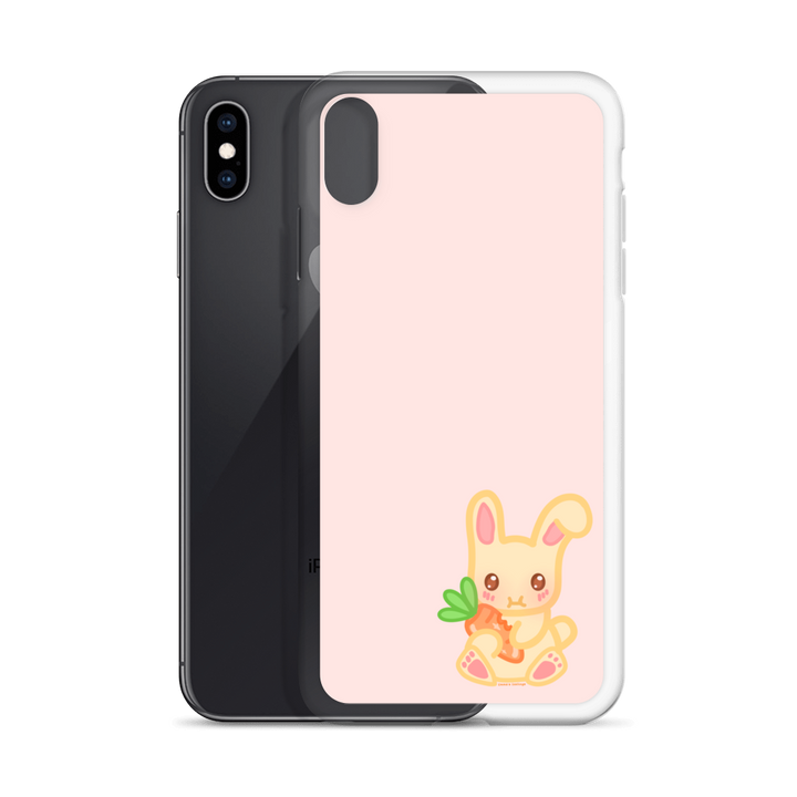 Snacking Bunny Phone Case Pink