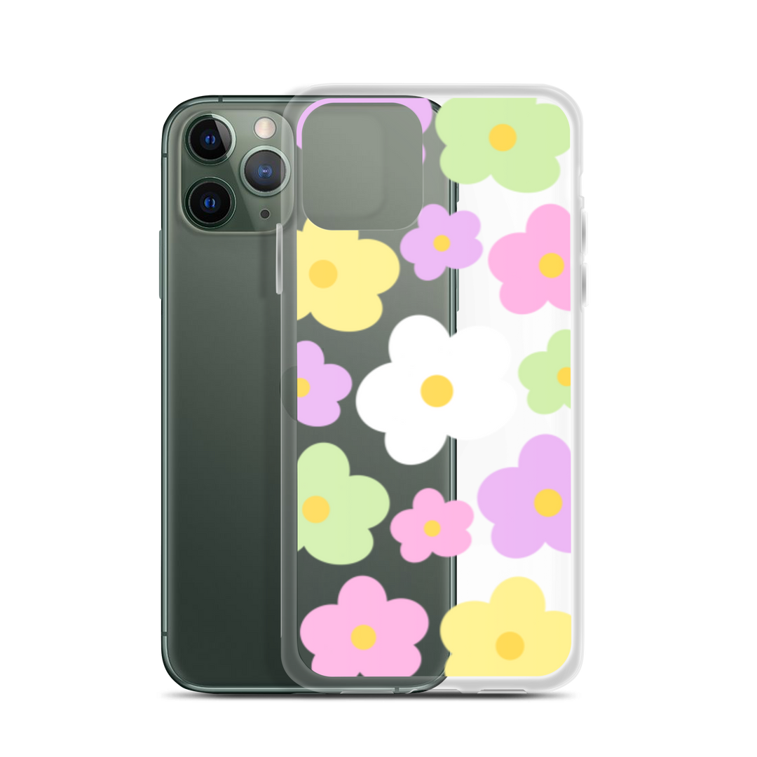 Pastel Daisy Phone Case Clear