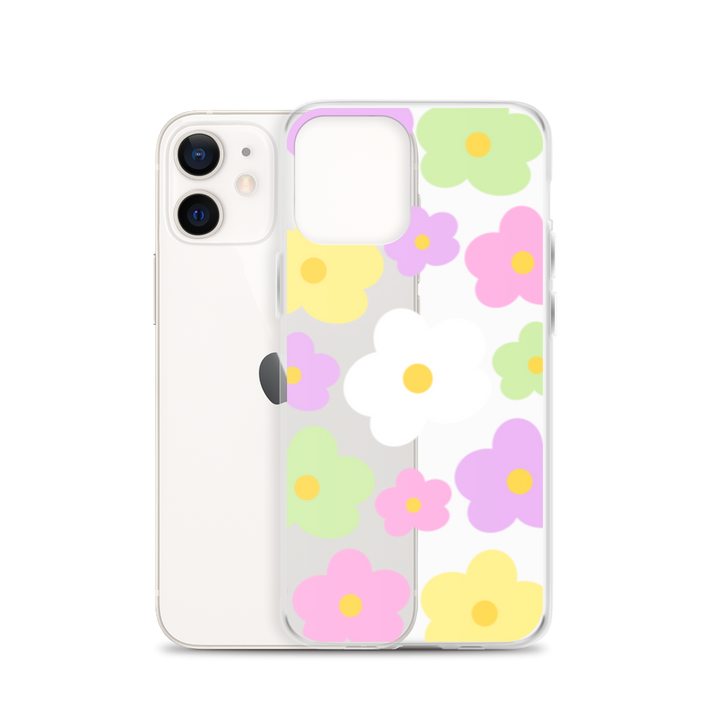 Pastel Daisy Phone Case Clear