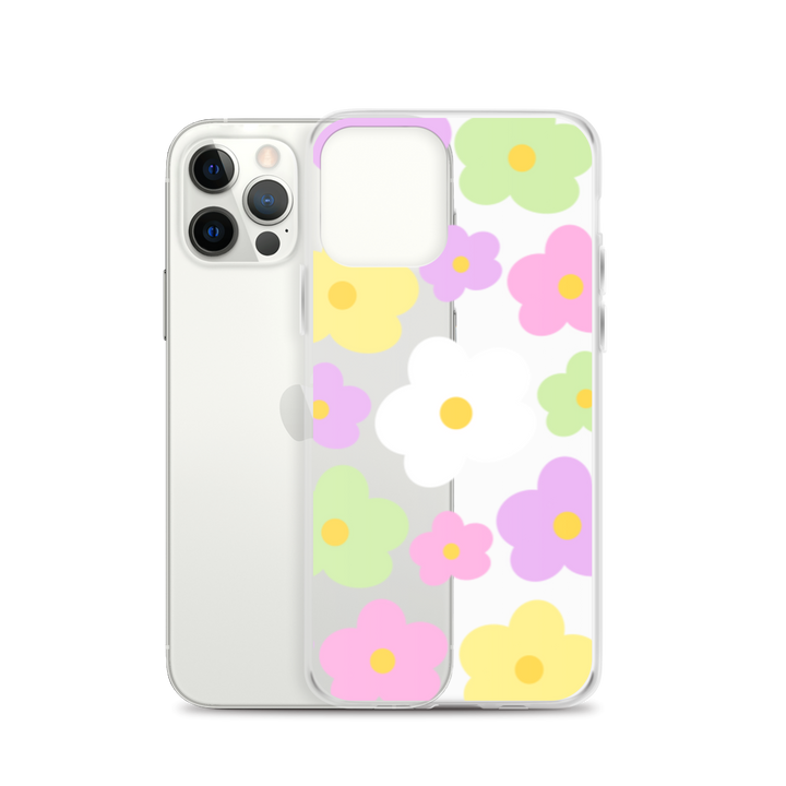 Pastel Daisy Phone Case Clear