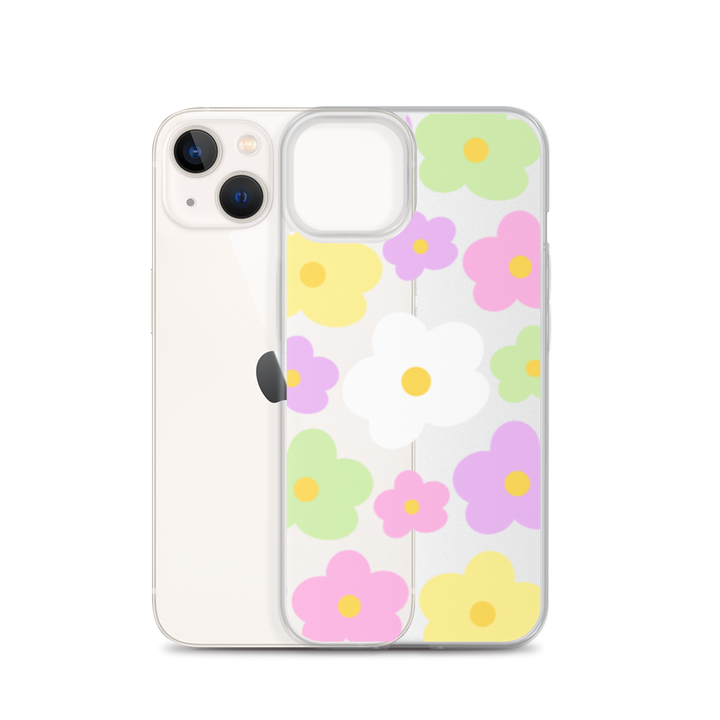 Pastel Daisy Phone Case Clear