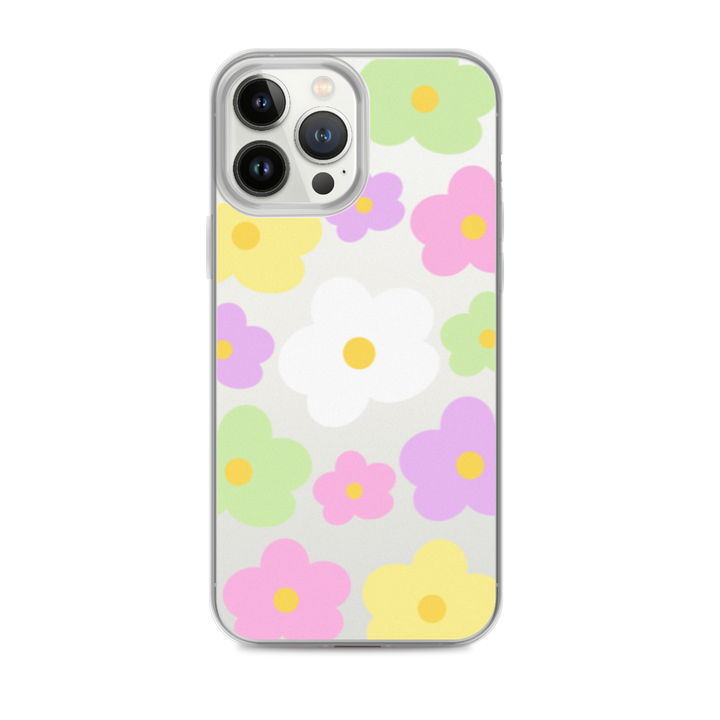 Pastel Daisy Phone Case Clear