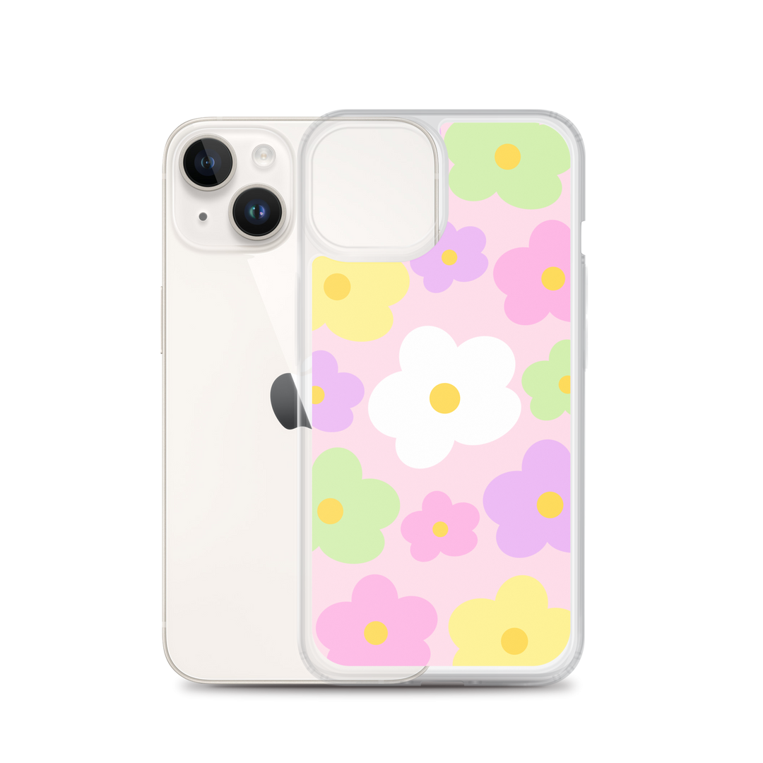 Pastel Daisy Phone Case Pink