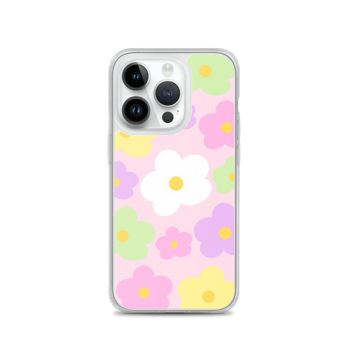 Pastel Daisy Phone Case Pink