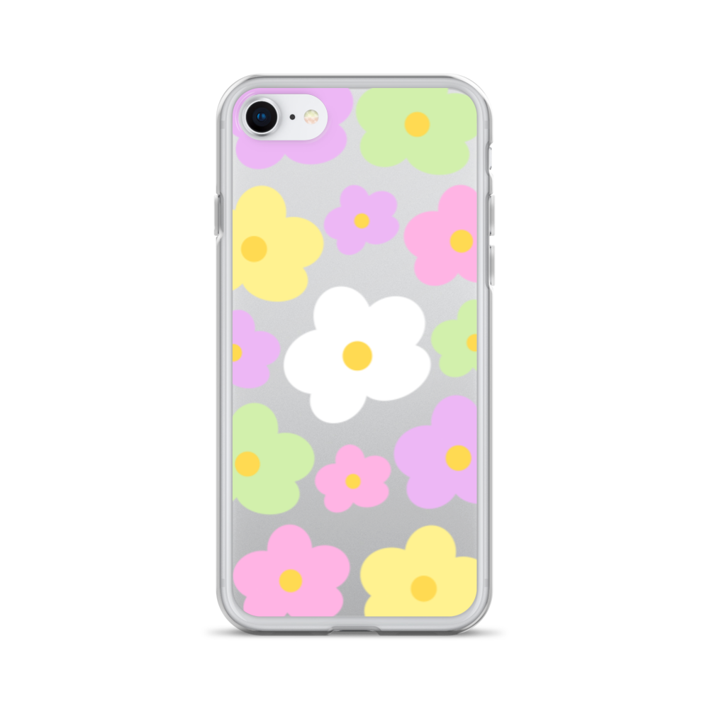 Pastel Daisy Phone Case Clear