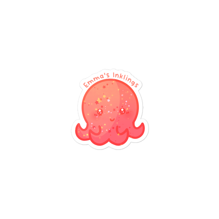 Octopus Bubble-free stickers - Emma's Inklings
