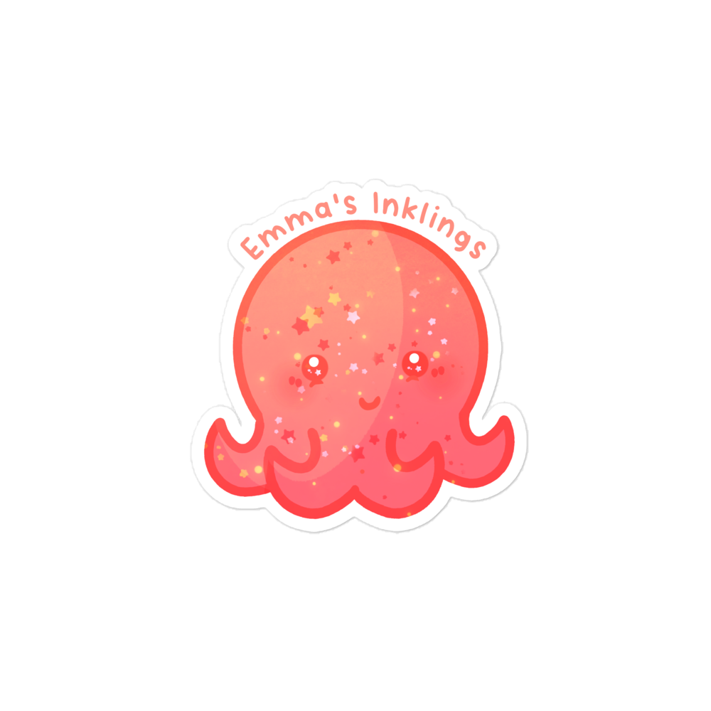 Octopus Bubble-free stickers - Emma's Inklings