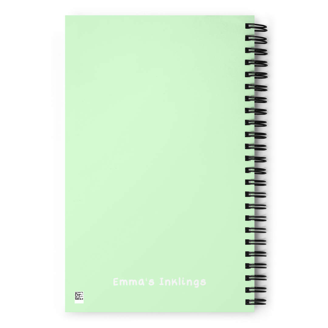 Like two peas in a pod Spiral notebook Honeydew