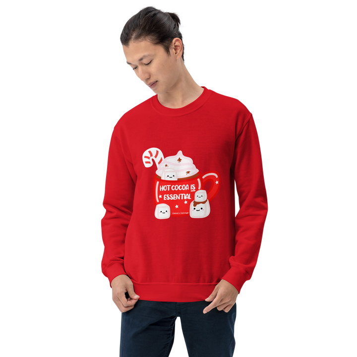 Hot Cocoa is Essential Unisex Sweatshirt