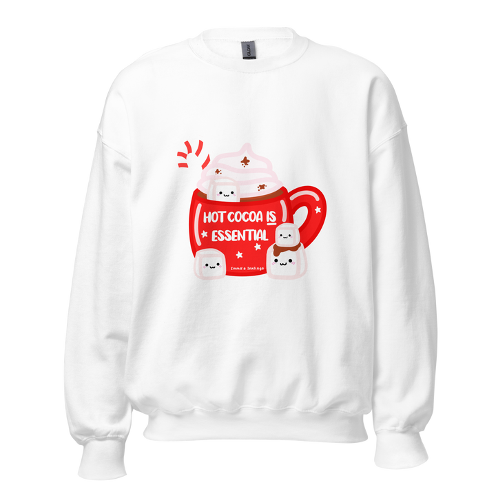 Hot Cocoa is Essential Unisex Sweatshirt
