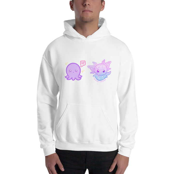 Purple Octavius and Lottie Unisex Hoodie