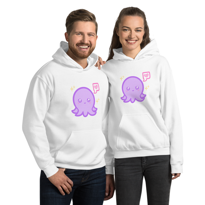 Purple Octavius Heart Unisex Hoodie