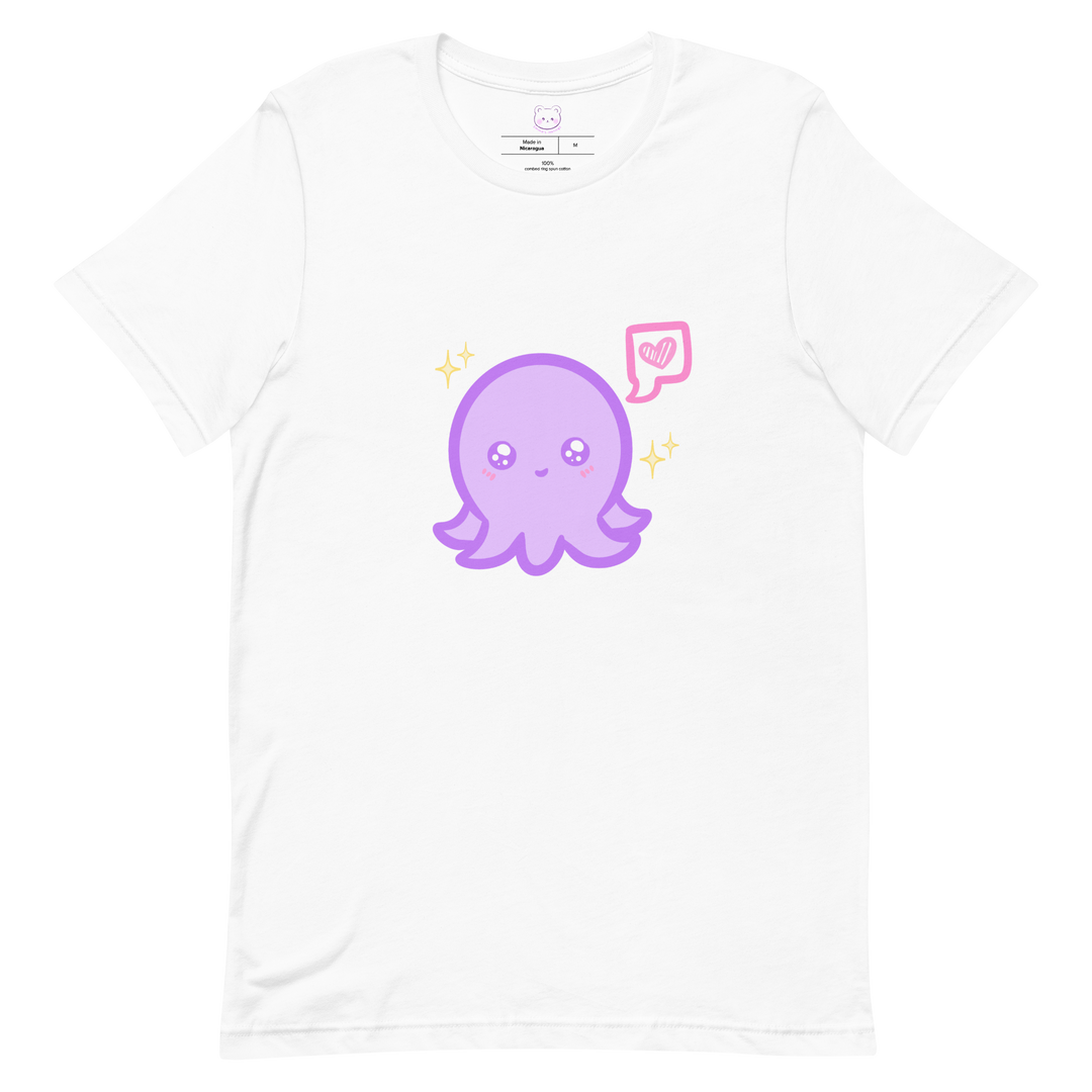 Purple Octavius Heart Unisex t-shirt