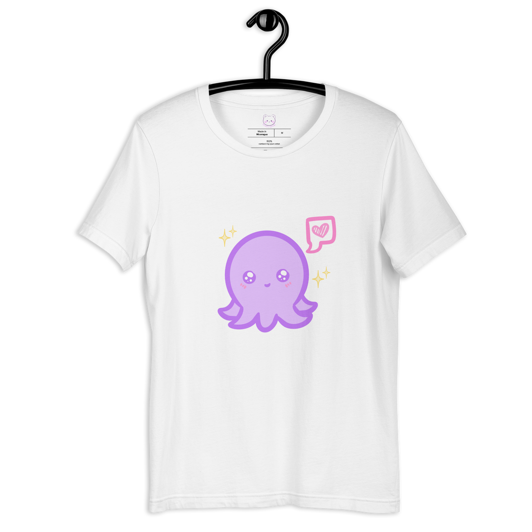 Purple Octavius Heart Unisex t-shirt