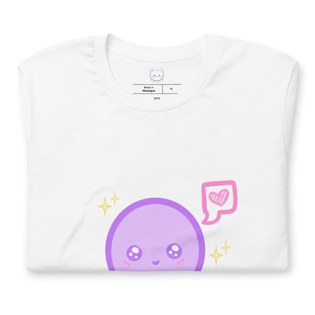 Purple Octavius Heart Unisex t-shirt