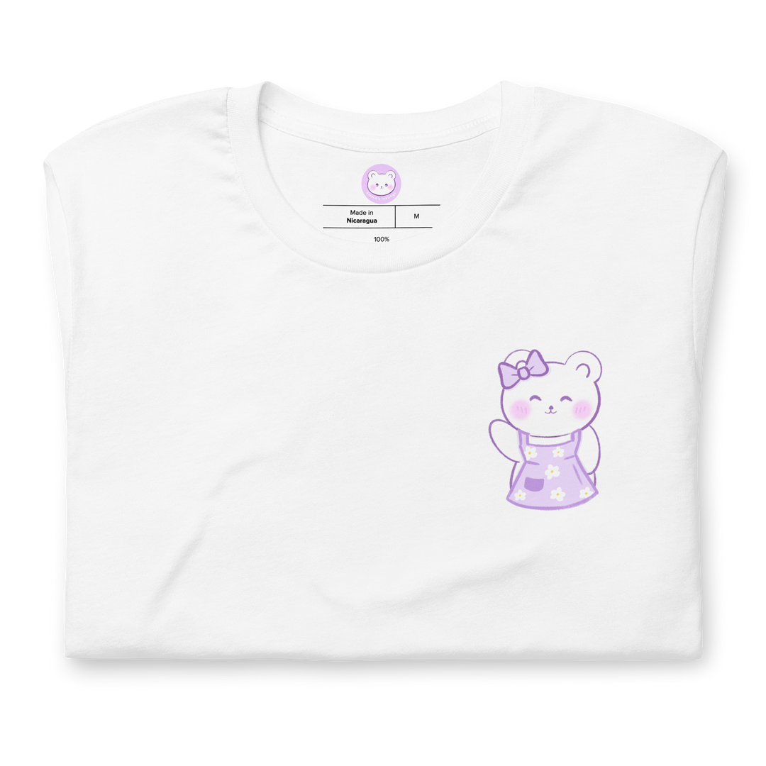 Marshmallow the bear waving Unisex t-shirt