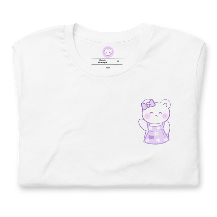 Marshmallow the bear waving Unisex t-shirt