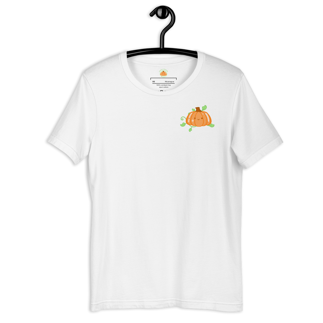 Patchy the Pumpkin Stamp Unisex t-shirt